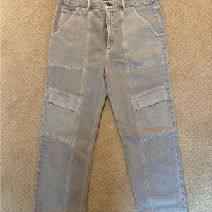 Agolde Cooper Gray Cargo Jeans